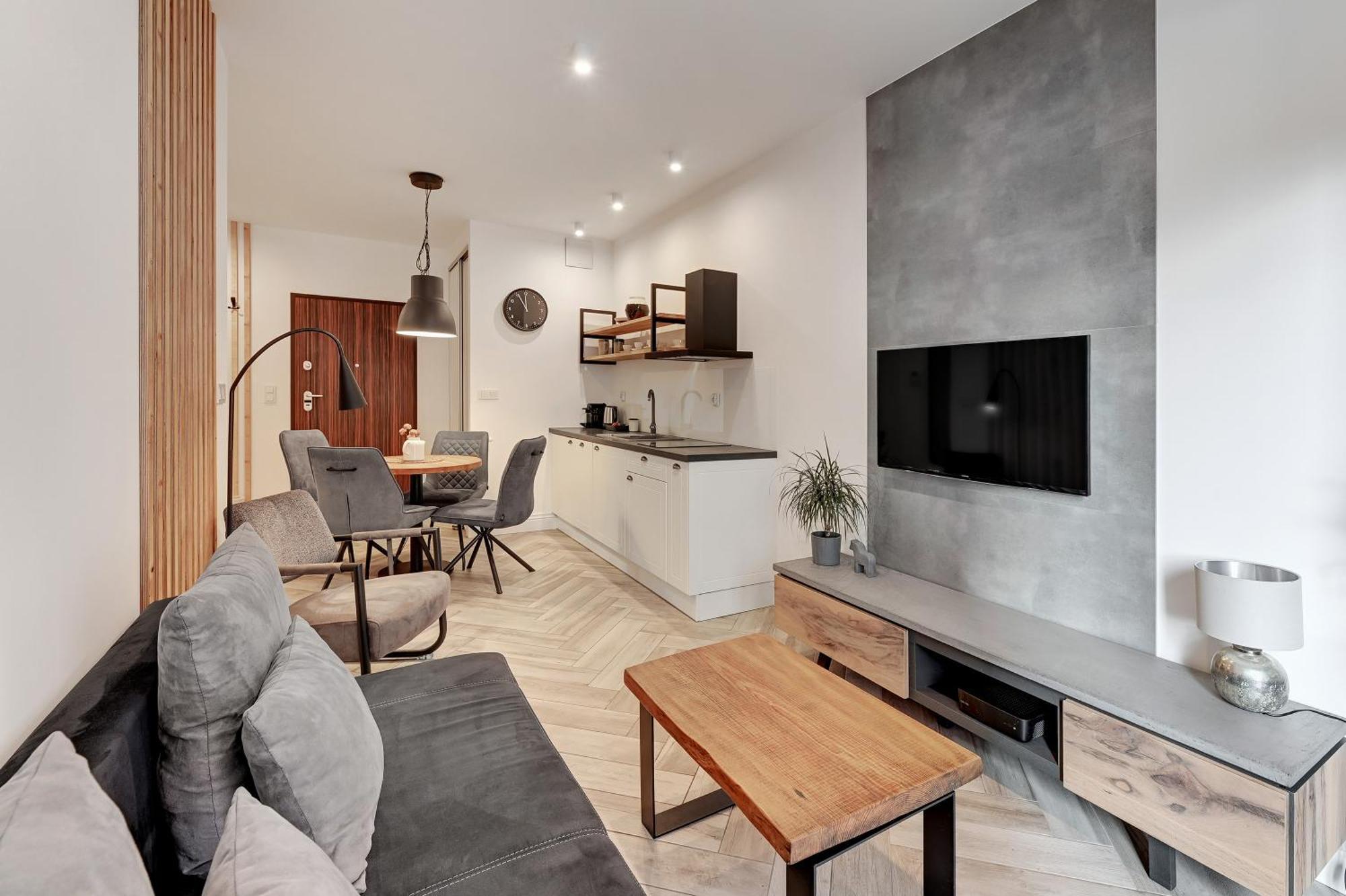 Aura III Apartments & Free Parking By Downtown Apartments Гданьск Номер фото