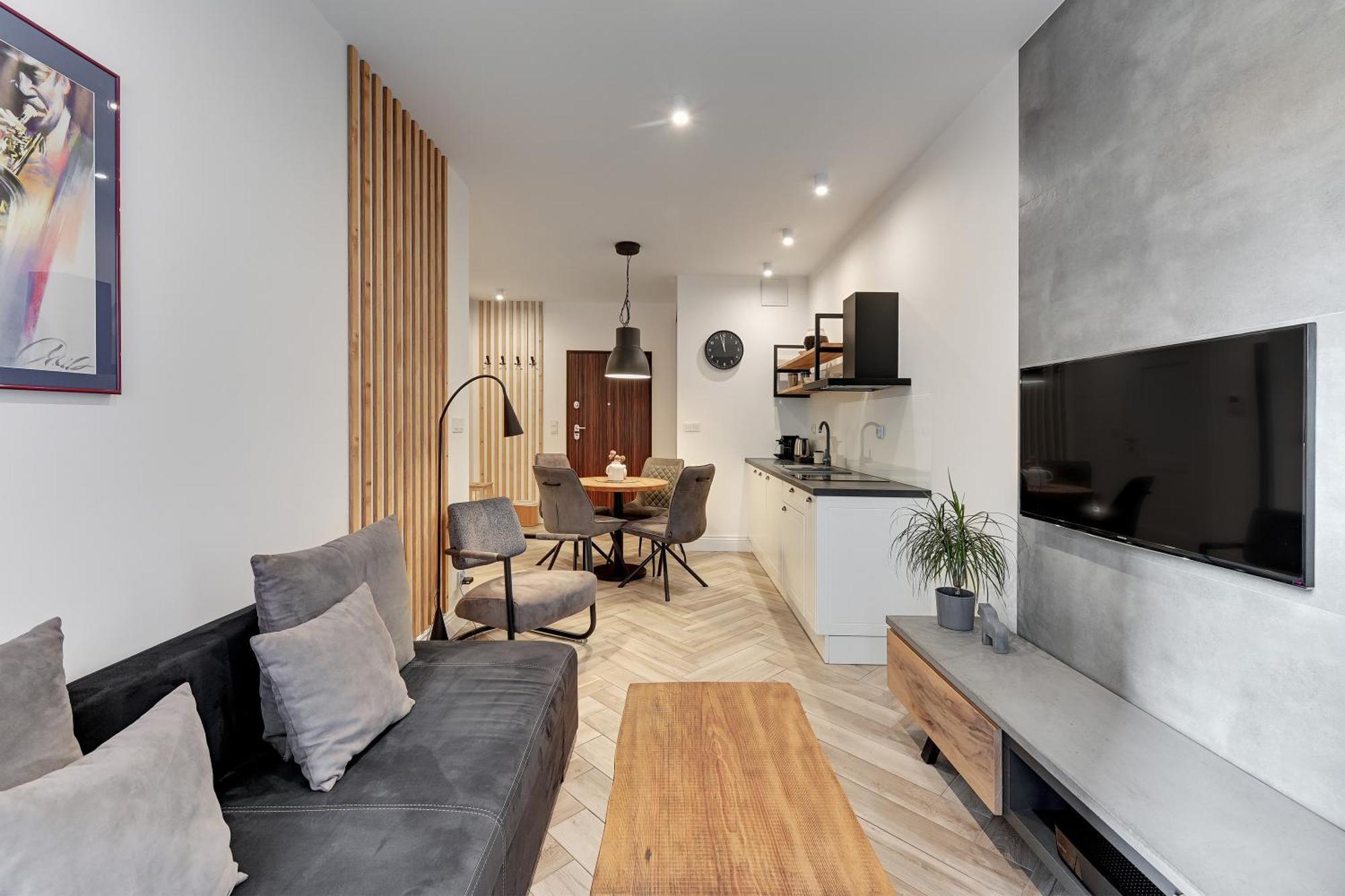 Aura III Apartments & Free Parking By Downtown Apartments Гданьск Номер фото